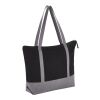 Repose 10oz Recycled Cotton Zippered Tote Standard | Black | No Imprint | not available | not available