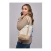 Small Recycled 8oz Cotton Tote Tan