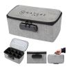 Heathered Stash Bag With Lock Gray | No Imprint | not available | not available