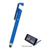 Stylus Pen With Phone Stand And Screen Cleaner Translucent Blue | No Imprint | not available | not available