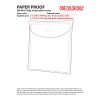 Rally Disposable Poncho Matte White