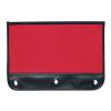 Zippered Pencil Case Red with Black | No Imprint | not available | not available