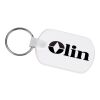 Rectangular Soft Key Tag White | No Imprint | not available | not available