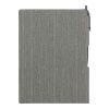 6" x 8.5" Bari Notebook with Pen Gray | No Imprint | not available | not available