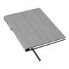 6" x 8.5" Bari Notebook with Pen Gray | No Imprint | not available | not available
