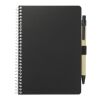5” x 7” FSC® Mix Spiral Notebook with Pen Black | No Imprint | not available | not available