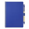 5” x 7” FSC® Mix Spiral Notebook with Pen Blue | No Imprint | not available | not available