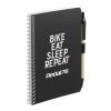 4" x 6" FSC® Mix Pocket Spiral Notebook with Pen Black | No Imprint | not available | not available