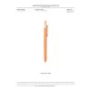 Paige Recycled Ocean Bound Plastic Pen Orange | No Imprint | not available | not available
