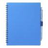 5.5” x  7” FSC Recycled Spiral Notebook w/ RPET Pe Blue | No Imprint | not available | not available