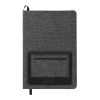 5.5” x 8.5” Vila Recycled PET Bound Notebook Charcoal