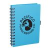 5.5” x 7” FSC® Recycled Coordinator Notebook Transparent Blue | No Imprint | not available | not available