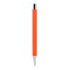 Maxi Recycled Aluminum Soft Touch Gel Pen Standard | Orange | No Imprint | not available | not available