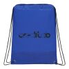 Crossweave Heat Sealed Drawstring Bag Royal Blue | No Imprint | not available | not available