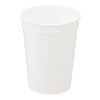 Solid 12oz Stadium Cup White