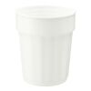Fluted 16oz Stadium Cup White | No Imprint | not available | not available