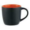 Riviera Electric 11oz Mug Black-Orange Lining | No Imprint | not available | not available