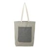 Recycled Cotton Pocket Tote Standard | Natural-Black | No Imprint | not available | not available