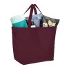 YaYa Budget Non-Woven Shopper Tote Burgundy | No Imprint | not available | not available