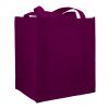 Little Juno Non-Woven Grocery Tote Burgundy | No Imprint | not available | not available