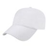 Cap America Relaxed Golf Cap White-Black | Embroidery | - Right Side Panel | 2.75 Inches × 2.00 Inches