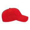 Cap America X-Tra Value Structured Cap Red | Embroidery | - Left Front Panel | 2.75 Inches × 2.00 Inches