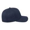 Cap America Perforated Performance Snap Back Cap Navy