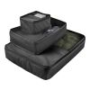 Packing Cubes 3pc set Black | No Imprint | not available | not available