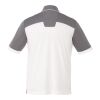 Men's MACK Short Sleeve Polo Standard | Steel Grey-White | 3XL | No Imprint | not available | not available