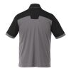 Men's MACK Short Sleeve Polo Black-Steel Grey | 5XL