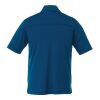 Men's SAGANO Short Sleeve Polo Standard | Olympic Blue Heather-Blue | 3XL | 1-color Apparel Digital Transfer | CHEST, Horizontal, - across Left Chest at angle from bottom of placket towards shoulder | 8.00 Inches × 2.00 Inches