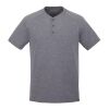 Men's SOMOTO Eco Short Sleeve Henley Standard | Heather Charcoal | M | No Imprint | not available | not available