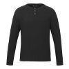 tentree TreeBlend Classic Henley Longsleeve - Men's Standard | Matte Black | L | No Imprint | not available | not available