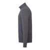 Men's ARGUS Eco Fleece Full Zip Standard | Heather Dark Charcoal | XL | 1-color Apparel Digital Transfer | IMPACT, SLEEVE, Vertical, - Centered on Full Left Sleeve | 3.00 Inches × 14.00 Inches