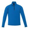 Men's BOWLEN Polyfleece Qtr Zip Standard | Blue | 5XL | No Imprint | not available | not available