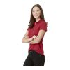 Women's ACADIA SS Polo Standard | Red | L | 1-color Apparel Digital Transfer | SLEEVE, Vertical, - Centered on Right Sleeve Bicep | 2.50 Inches × 4.00 Inches