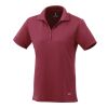 Women's MORENO TEXT MICRO SS POLO Maroon | XS