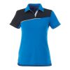 Women's PRATER Short Sleeve Polo Standard | Olympic Blue-Black Smoke | 2XL | No Imprint | not available | not available