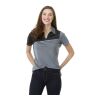 Women's PRATER Short Sleeve Polo Standard | Steel Grey-Black | XS | No Imprint | not available | not available