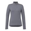 Women's  CALTECH KNIT QUARTER ZIP Standard | Steel Grey | XL | No Imprint | not available | not available