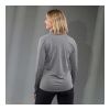 Women's TAZA Knit Quarter Zip Heather Dark Charcoal | XL