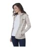 Women's Space Dye Zip Hoodie Gray | S