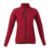 Women's PANORAMA Hybrid Knit Jacket Standard | Red | 2XL | 1-color Apparel Digital Transfer | IMPACT, BACK, Vertical, - Centered on Back across Shoulders | 3.00 Inches × 12.00 Inches