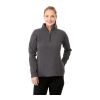 Women's Bowlen Polyfleece Half Zip Grey Storm | L