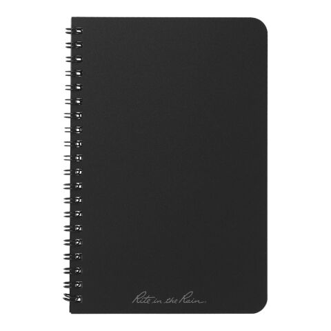 4.6” x 7” Rite in the Rain Side Spiral Notebook Black | No Imprint | not available | not available