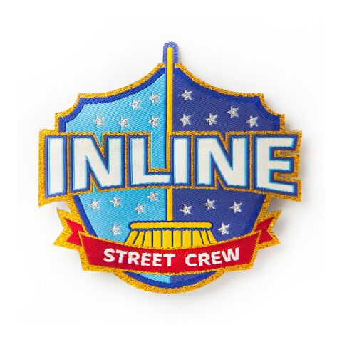 Woven Patch - Up to 3" W x 2 1/2" H White