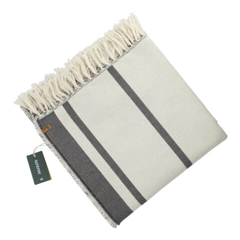 Tentree Organic Cotton Ocean Breeze Throw Grey Storm-White | No Imprint | not available | not available