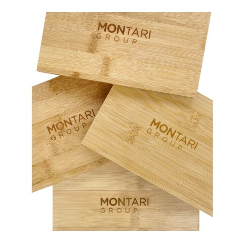 4 Piece Bamboo Wine Gift Set Standard | Natural | No Imprint | not available | not available