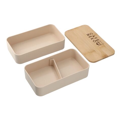 Stackable Bamboo Fiber Bento Box Standard | Light Yellow | No Imprint | not available | not available