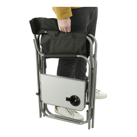 Director&#039;s Chair with Side Table Black | No Imprint | not available | not available